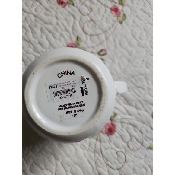 NEW! Pier 1 Small Pitcher Honey Maple Syrup STICKY BUSINESS Rustic Farmhouse - Picture 4 of 5